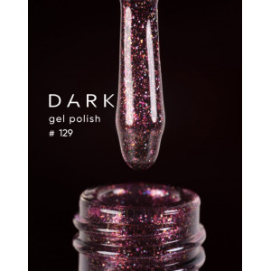 Dark gel polish 129, 6 ml